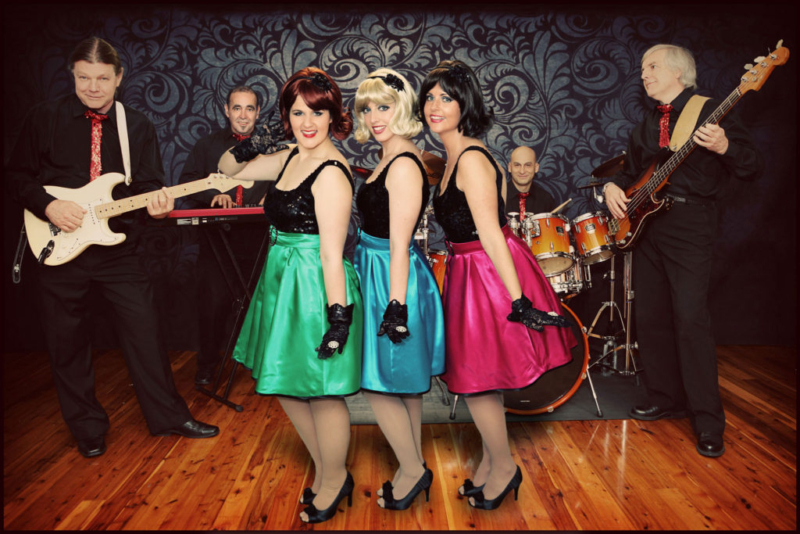 Band + Girls in "Allsorts" dresses